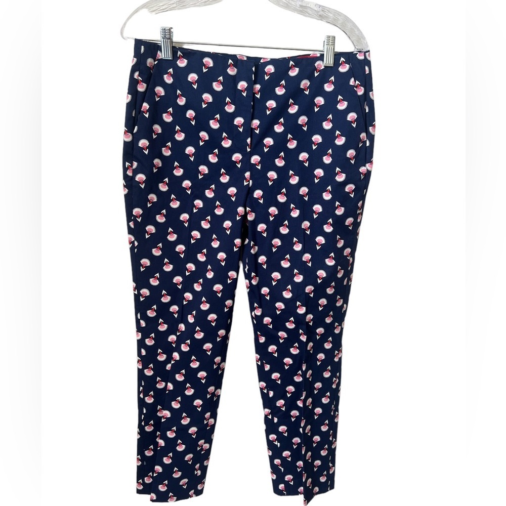 Boden Ledbury Blossom Print High Rise Pants Size 8P - Picture 4 of 7